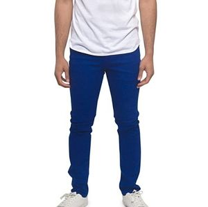 Victorious Men's Skinny Fit Color Stretch Jeans